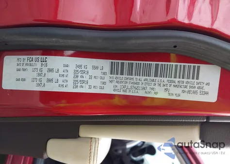 2017 Jeep Cherokee Overland Fwd from USA, damaged, VIN 1C4PJLJS7HW511047